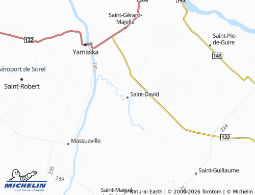 MICHELIN Saint-David map - ViaMichelin