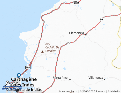 Mappa MICHELIN Bayunca - ViaMichelin