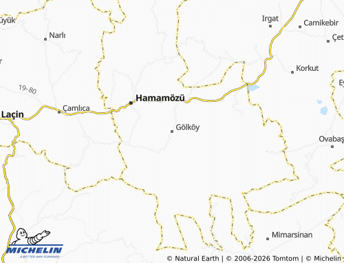 Mappa MICHELIN Gölköy - ViaMichelin