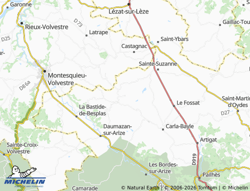 MICHELIN Sieuras map - ViaMichelin