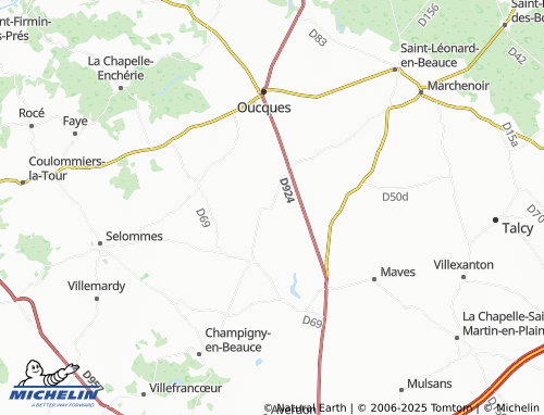 Kaart MICHELIN Boisseau - ViaMichelin
