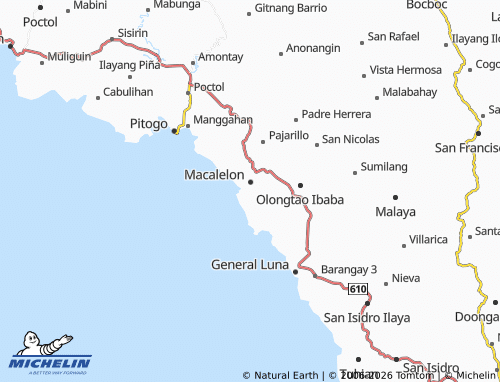 MICHELIN Masipag map - ViaMichelin