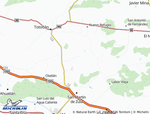 MICHELIN Carrozas map - ViaMichelin