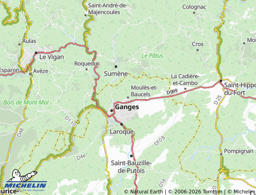 Mappa MICHELIN Moulès-et-Baucels - ViaMichelin