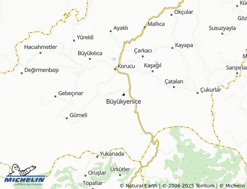 MICHELIN Büyükyenice map - ViaMichelin