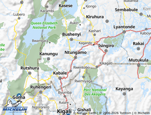 Mappa MICHELIN Ntungamo Municipality - ViaMichelin