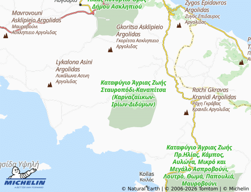 MICHELIN Kanapitsa map - ViaMichelin