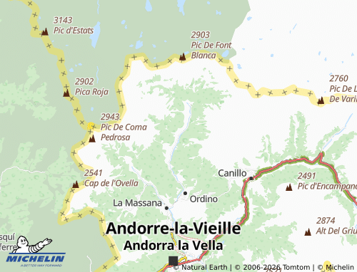 MICHELIN-Landkarte Llorts - ViaMichelin