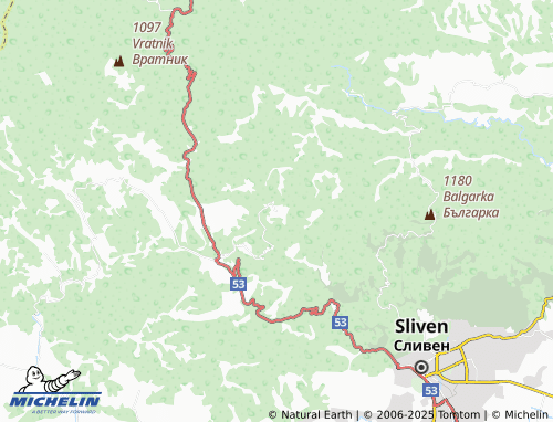 MICHELIN Vaglen map - ViaMichelin