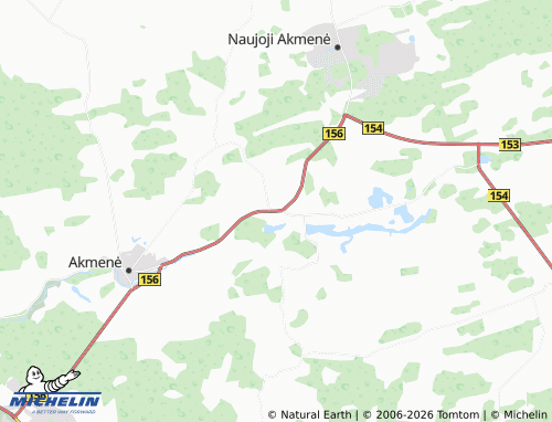 Mapa MICHELIN Alkiškiai - ViaMichelin