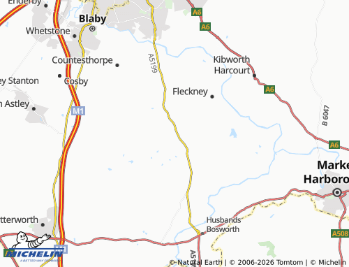 Carte MICHELIN Shearsby - ViaMichelin