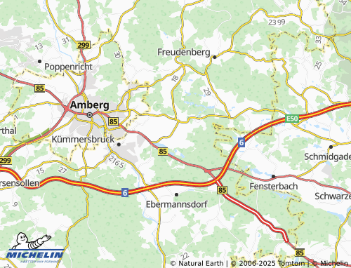 MICHELIN Hiltersdorf map - ViaMichelin