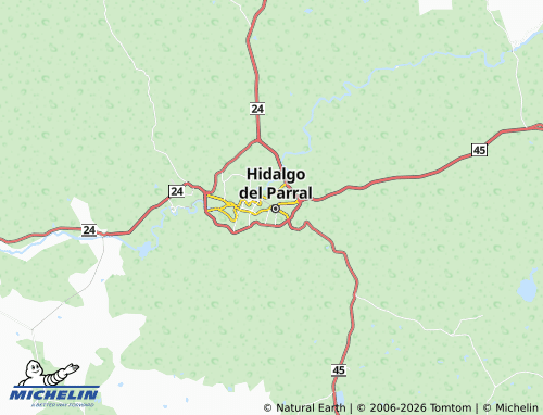 Mappa MICHELIN Ángela Peralta - ViaMichelin
