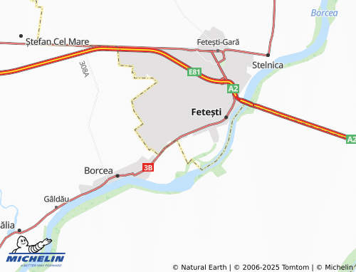 MICHELIN Buliga map - ViaMichelin