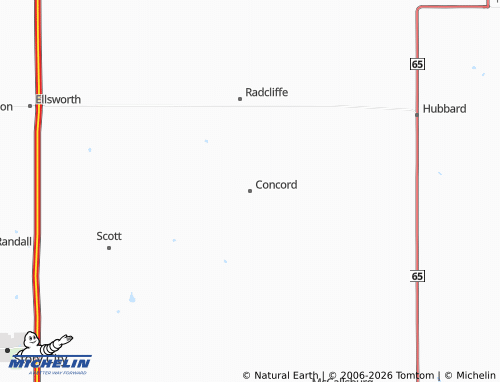 Mappa MICHELIN Concord - ViaMichelin