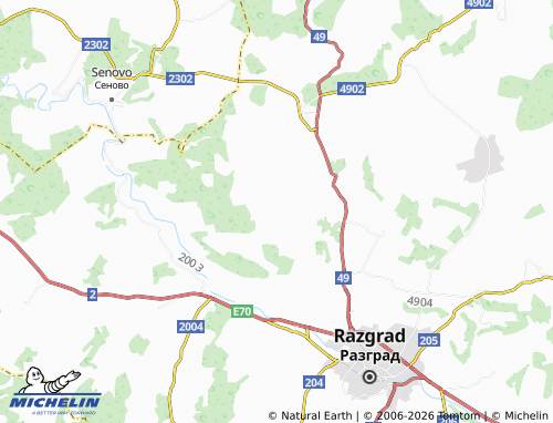 MICHELIN-Landkarte Rakovski - ViaMichelin