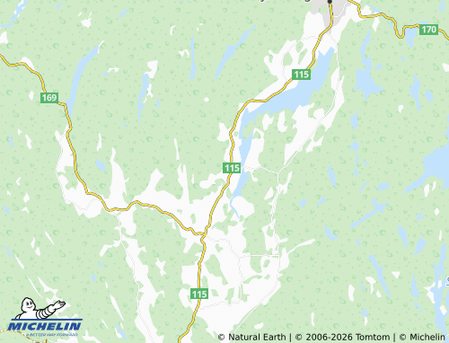 MICHELIN Fosser map - ViaMichelin