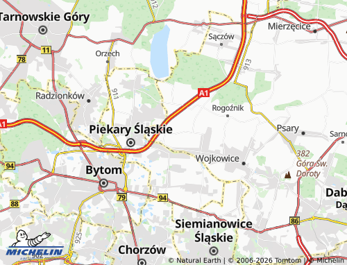 Mapa MICHELIN Bobrowniki - ViaMichelin