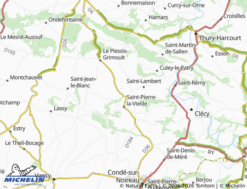 MICHELIN Cresme map - ViaMichelin