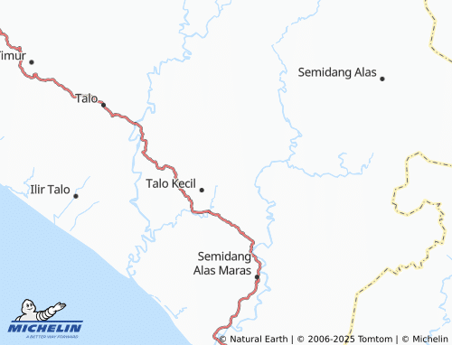 MICHELIN Talang Padang map - ViaMichelin