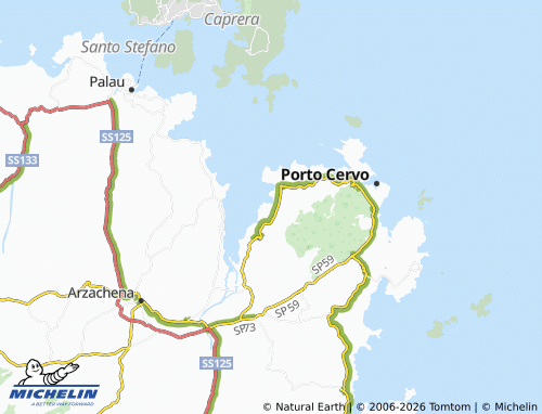 Carte MICHELIN Cala Bitta - ViaMichelin