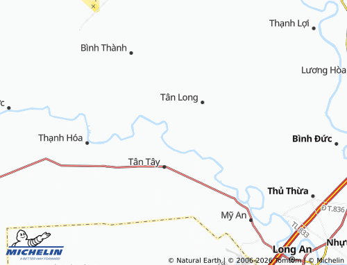 MICHELIN Long Thạnh map - ViaMichelin