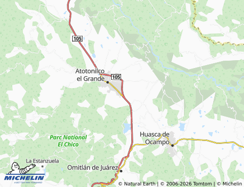 MICHELIN La Cruz map - ViaMichelin