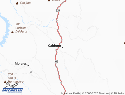 Kaart MICHELIN Caldono - ViaMichelin
