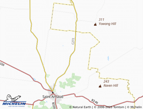 MICHELIN Slaty Creek map - ViaMichelin