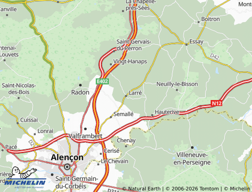 Mappa MICHELIN Larré - ViaMichelin
