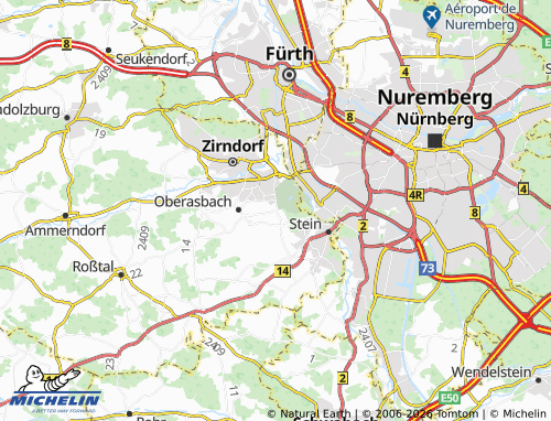 MICHELIN Unterasbach map - ViaMichelin