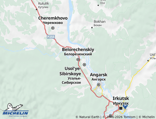 MICHELIN-Landkarte Usolski Rajon - ViaMichelin