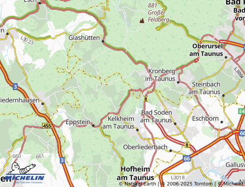 MICHELIN-Landkarte Rettershof - ViaMichelin