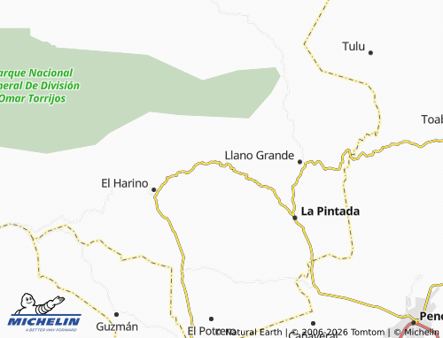 Mappa MICHELIN Piedras Gordas - ViaMichelin