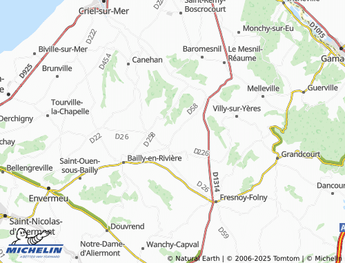 Carte MICHELIN Saint-Aignan - ViaMichelin