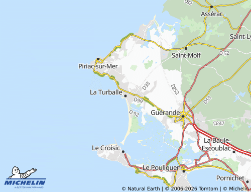MICHELIN La Turballe map - ViaMichelin