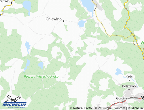 Carte MICHELIN Kostkowo - ViaMichelin