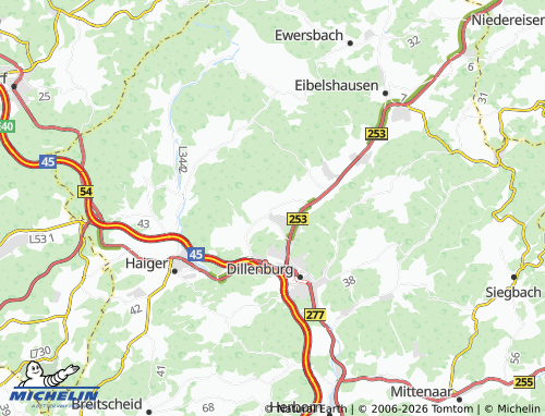 MICHELIN Manderbach map - ViaMichelin