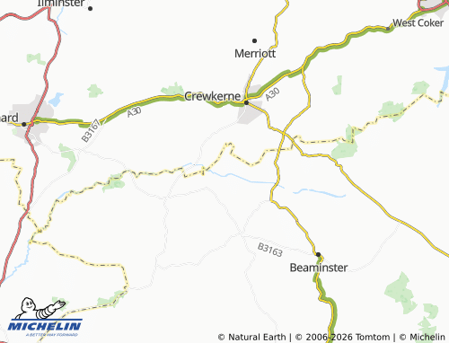 Carte MICHELIN Seaborough - ViaMichelin
