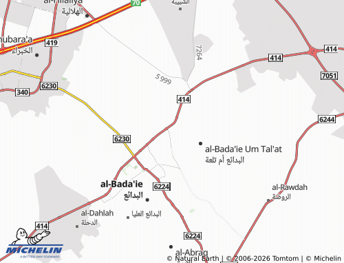 MICHELIN-Landkarte al-Murqab - ViaMichelin
