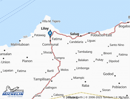 MICHELIN La Libertad map - ViaMichelin
