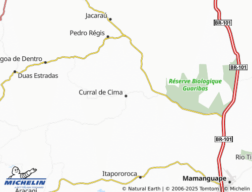 MICHELIN Curral de Cima map - ViaMichelin