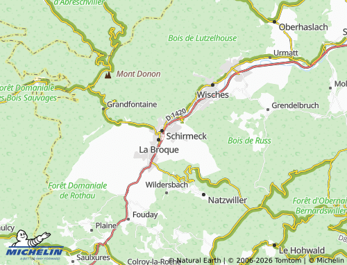 Carte MICHELIN Barembach - ViaMichelin