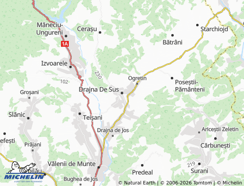 Mappa MICHELIN Drajna De Sus - ViaMichelin