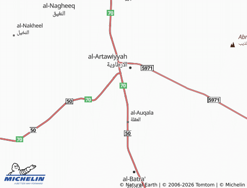 MICHELIN-Landkarte al-Rawdah - ViaMichelin