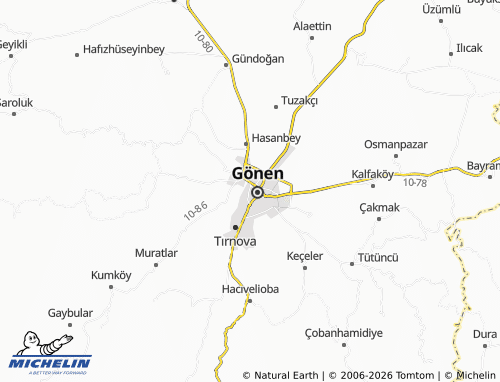 MICHELIN Rüstem map - ViaMichelin