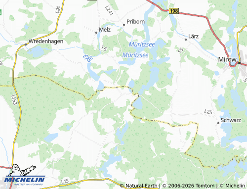 MICHELIN Sewekow map - ViaMichelin