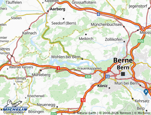 Mapa MICHELIN Illiswil - ViaMichelin