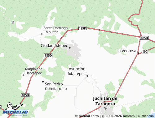 MICHELIN Nueva Esperanza map - ViaMichelin