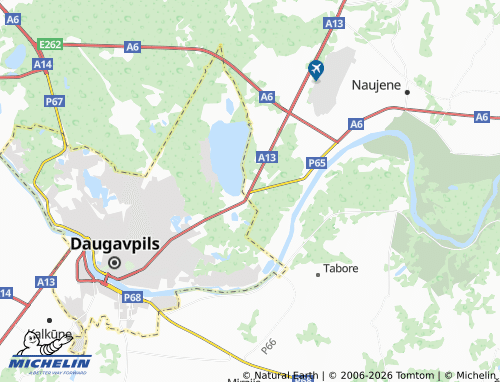 Mapa MICHELIN Vecstropi - ViaMichelin
